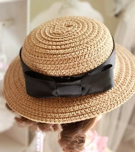 one hat 1 шт., женская одежда для кукол, розовая рубашка без бретелек, топы с открытыми плечами, коричневая шляпа для кукол blyth 1/6, аксессуары, Одежда для кукол - Цвет: one hat
