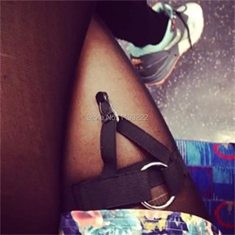 Крутой нейлоновый эластичный ремень ручной работы в стиле панк Рок для ног выше