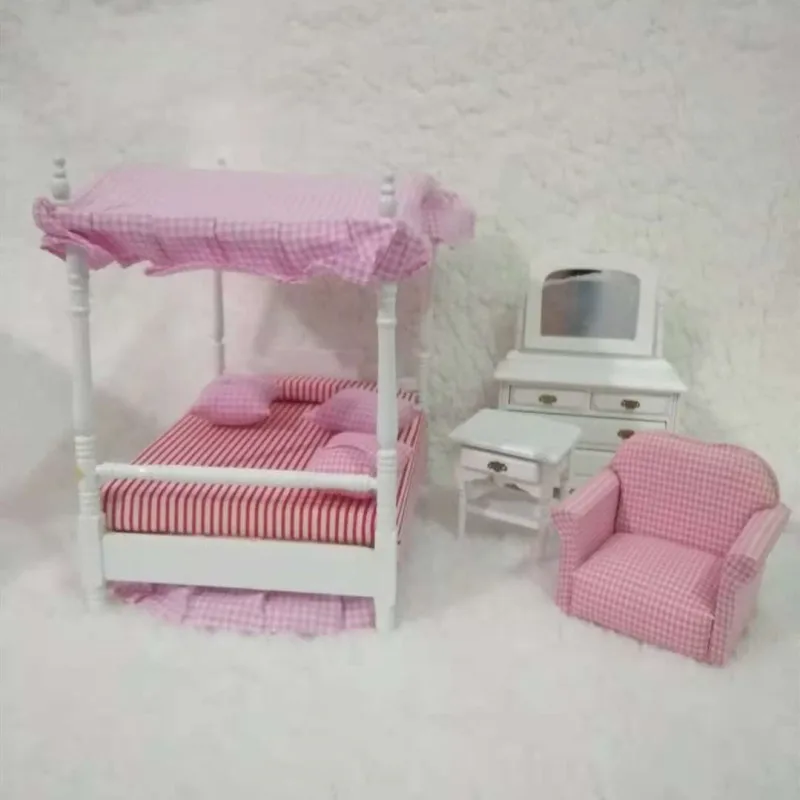 

1:12 Doll house accessories miniature furniture bed room furniture