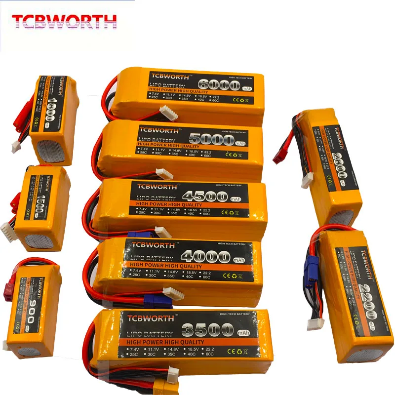Игрушки с дистанционным управлением LiPo Батарея 6S 22 2 в 1500 2200 2800 3300 4000 мА/ч 30C 40C для