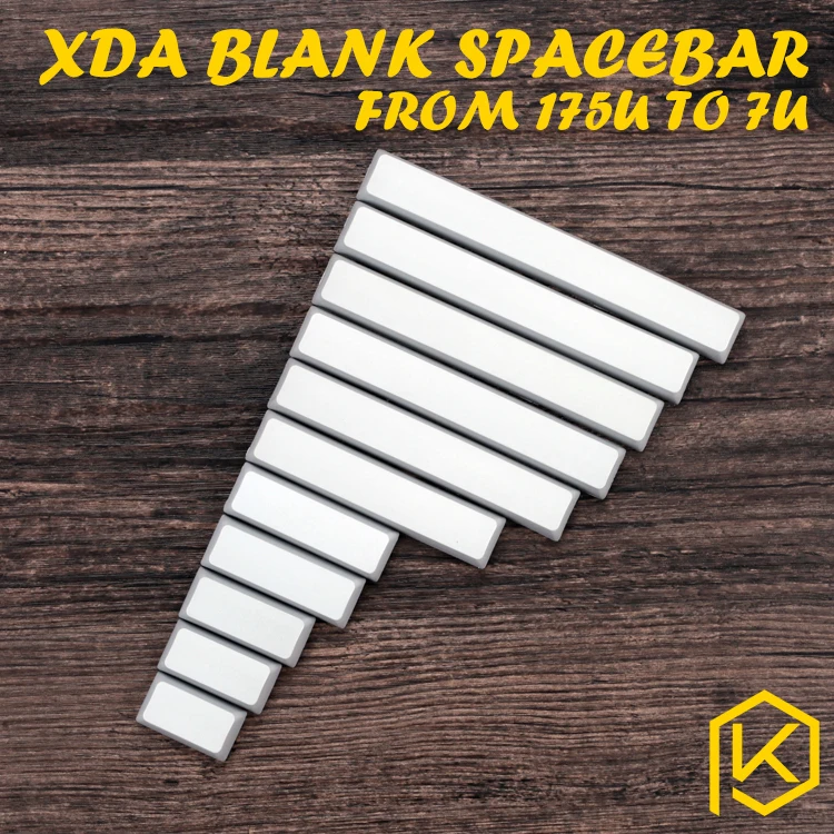 Пустые выпуклые клавиатуры xda серый 1.75u 2u 2.25u 2.75u 3u 4.5u 5.5u 6u 6.25u 6.5u 7u пустые клавиши