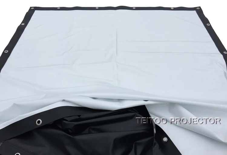 180 дюймов 16:9 домашний кинотеатр проекционный экран настенный ПВХ мягкий черно