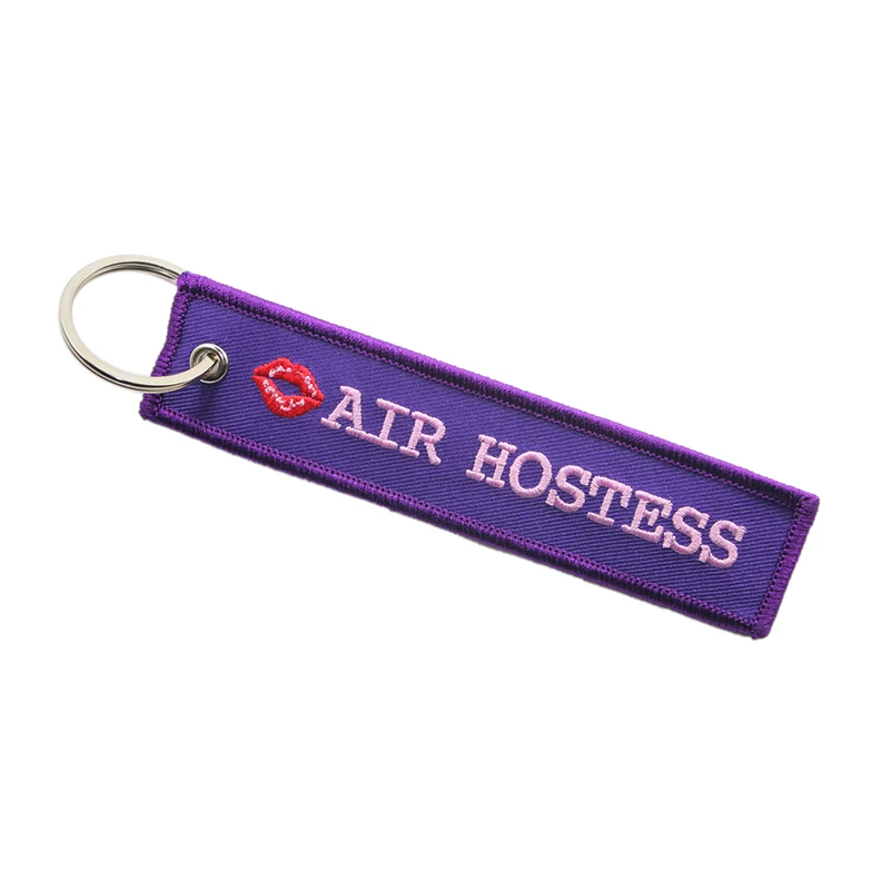 Flight Crew Keychain Aviation Gifts for Pilot Key chain Embroidery Keying Bag Tag Gift Lover | Украшения и аксессуары