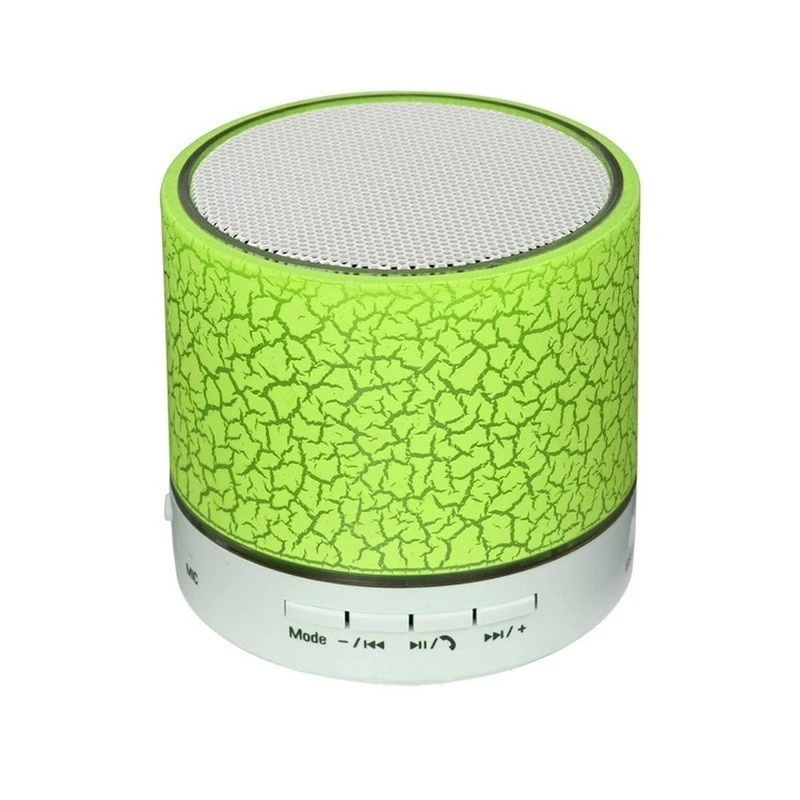 LED портативные беспроводные мини Bluetooth колонки с TF USB FM микрофоном музыка синего