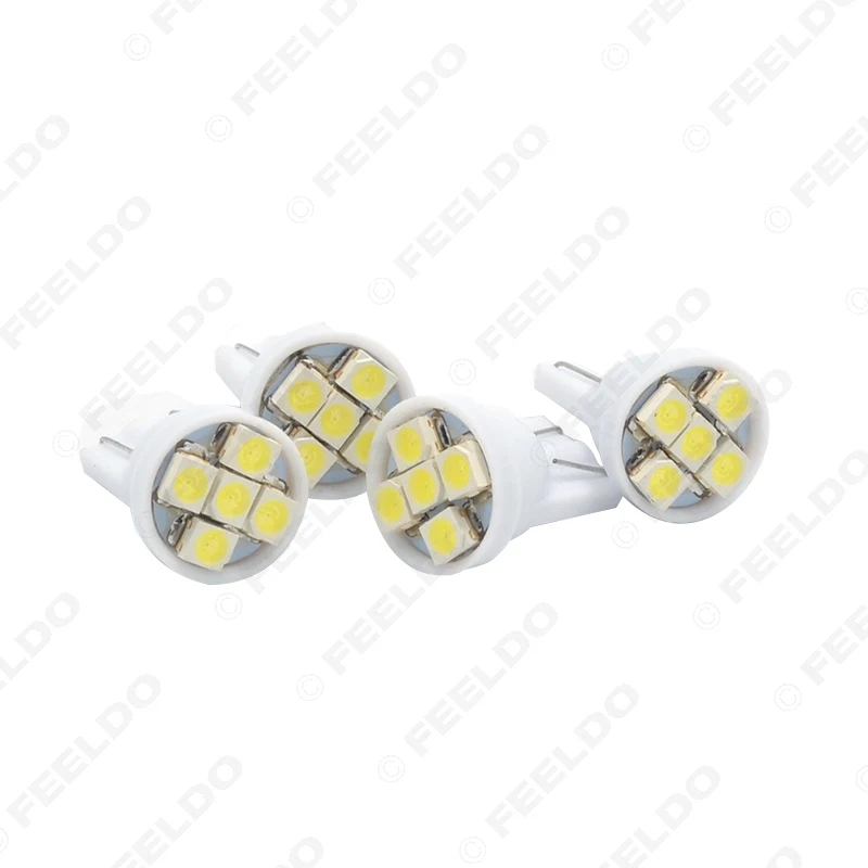 Автомобильные лампы T10 194 168 1206 5 SMD 50 шт. светодиодов 12 в пост. Тока 7 цветов # FD 1771|car