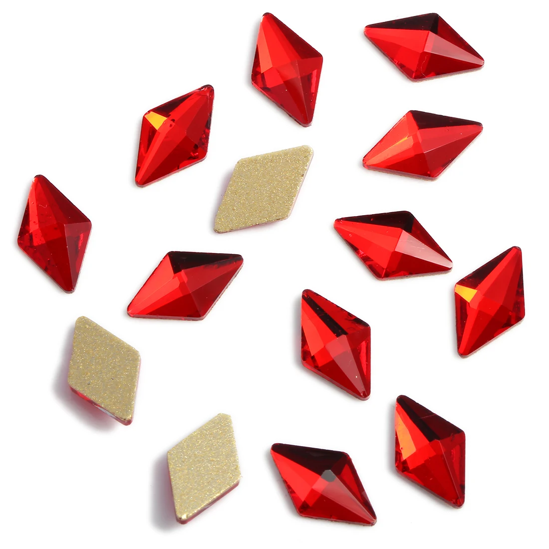 Стразы для ногтей 5 шт стеклянные стразы украшения наклейки с плоской задней