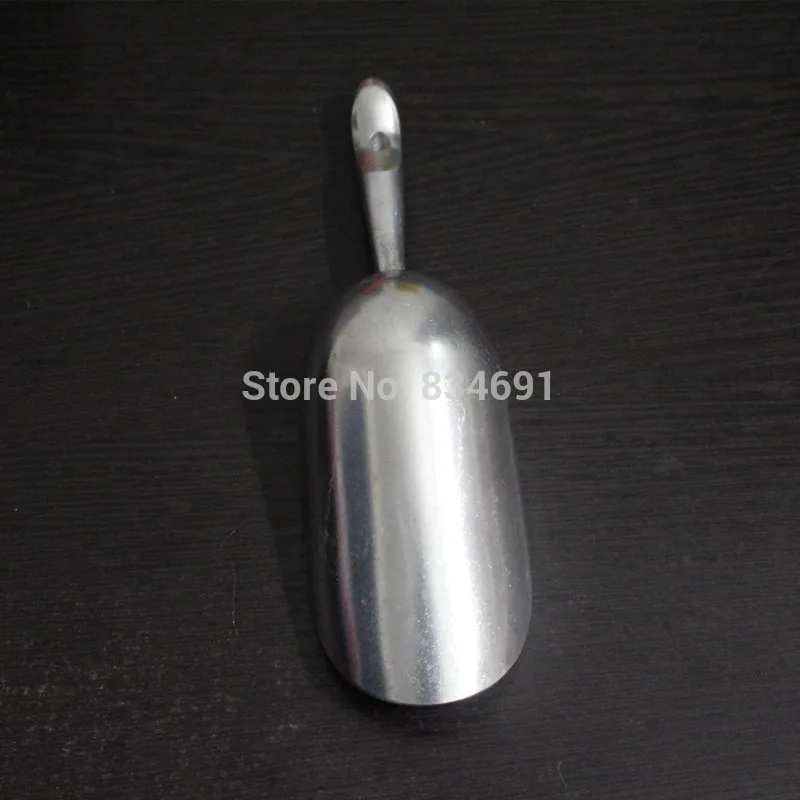 Маленький размер 6 унций алюминиевый брусок совок для льда сухое ведро конфет