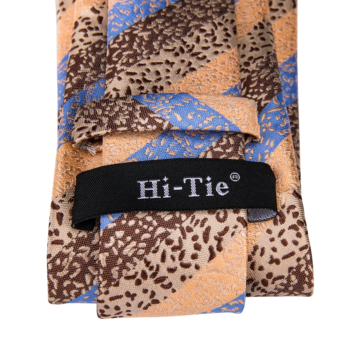 Hi-Tie формальный дизайнер мужские черные кожаные ремни с роскошными шелковыми галстуками для мужчин коричневый платок набор галстуков автоматические пряжки ремень