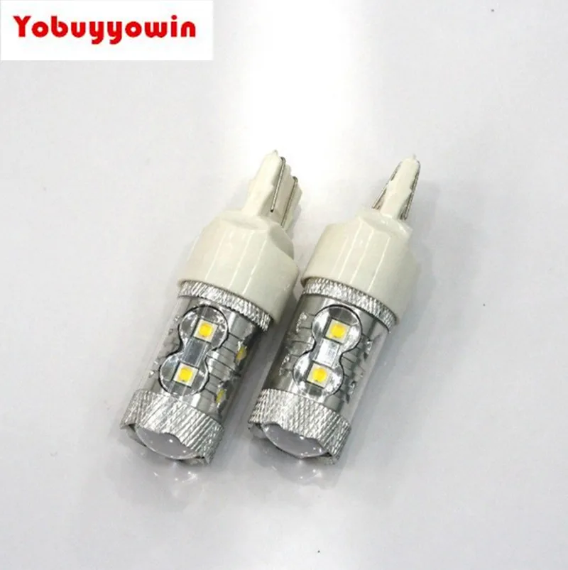 

Free shipping 2pc/lot 50W 7443 W21/5W CREE CHIP LED BULBS WHITE FOG REVERSE DRL LIGHT CANBUS ERROR FREE