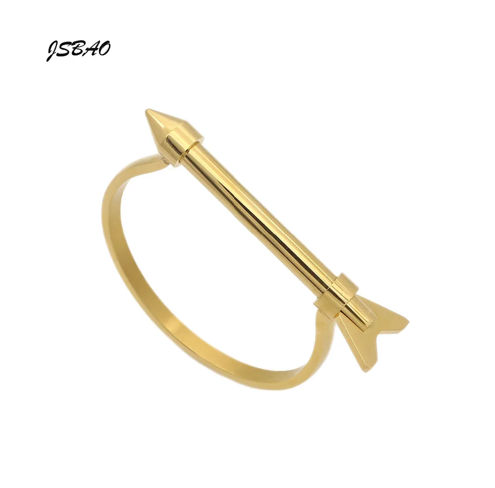 

Fashion Arrow Bracelet Noeud armband Gold color Bangle Bracelet For Women Screw Cuff Bracelets Manchette Bangles Pulseiras