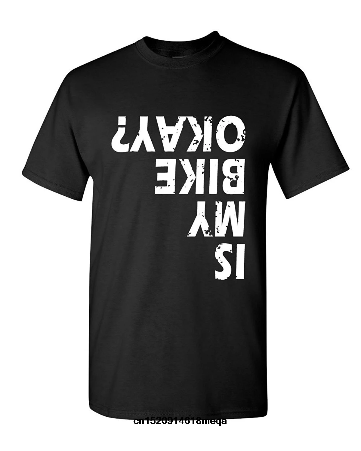 Футболка My bikes OKAY? Мужская модная повседневная крутая хлопковая Веселая футболка