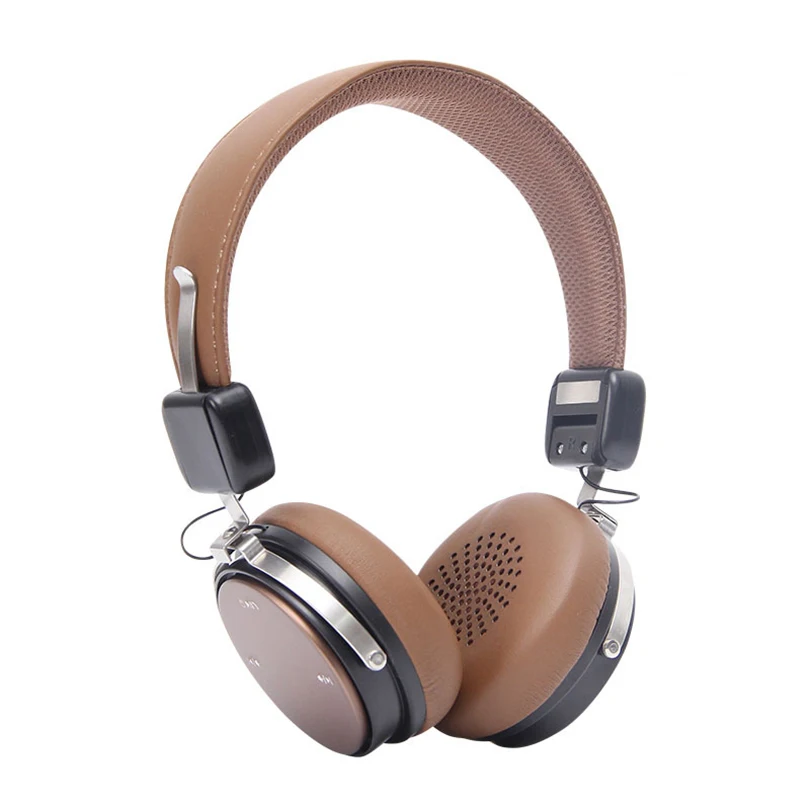 Aibesser на ухо bluetooth наушники Ретро стиль прочный материал складной носить верность
