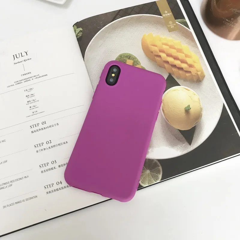 Чехол Netarlier для iPhone X 10 5 8 дюйма матовый простой яркий высококачественный