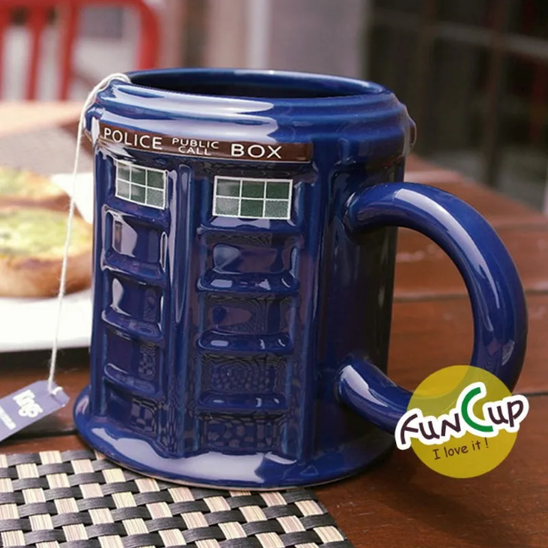 Кружка TIANXI Doctor Who классическая круглая кружка для полицейского участка ТАРДИСа