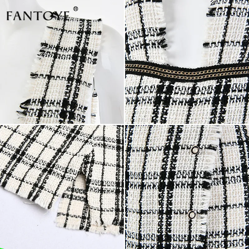 Fantoye, винтажные женские Мини-комбинезоны, летние короткие клетчатые юбки, бандажные комбинезоны, повседневный женский костюм, комбинезон, Комбинезоны