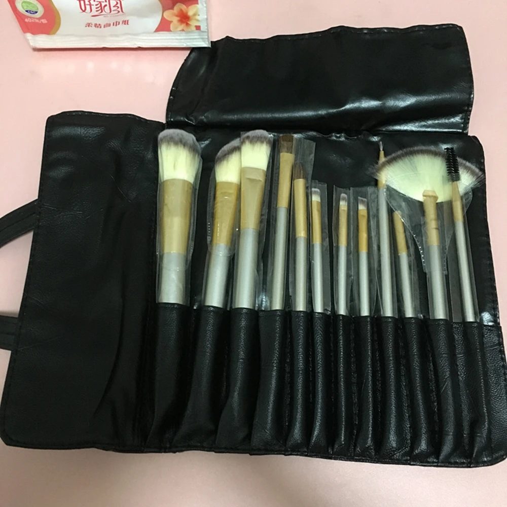 CHILEELOVE 12 Pce/комплект Профессиональные кисти для макияжа косметический набор