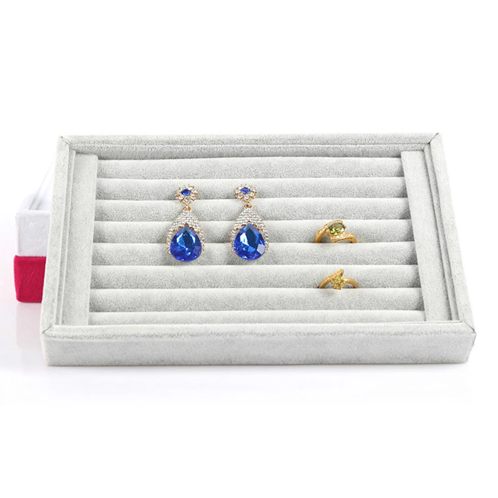 1 шт. фиолетовая шкатулка для украшений серьги кольца DisplayJewelry подставка