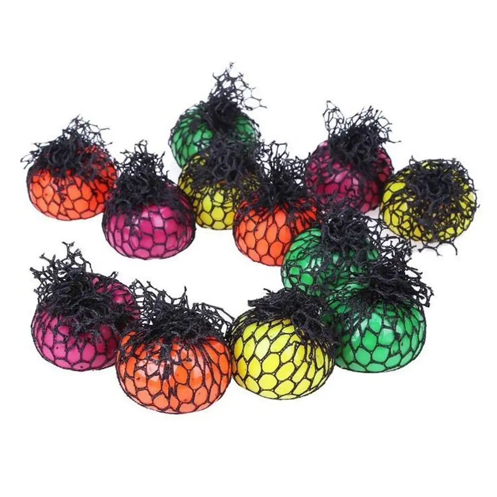 Сжимаемые игрушки Сжимаемый сетчатый Мячик с виноградным орнаментом сжимаемая