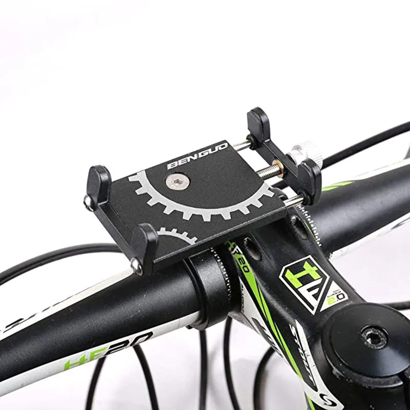 Алюминиевый универсальный велосипедный держатель для телефона MTB горный велосипед мотоцикл руль зажим подставка для 3,5-6,5 дюймов gps IPhone