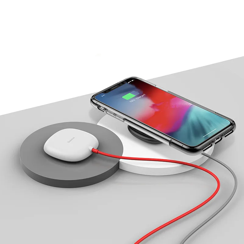 Mindzo 10 Вт присоска Беспроводное зарядное устройство Быстрая зарядка для iphone 8 X XR