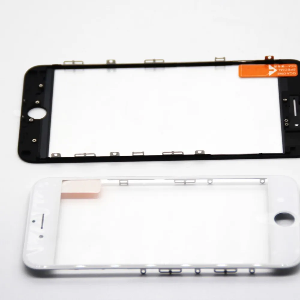 2 шт Холодный пресс 3 в 1 переднее стекло с рамкой OCA для iphone 5 5s 6 6s 7 8 plus ремонт