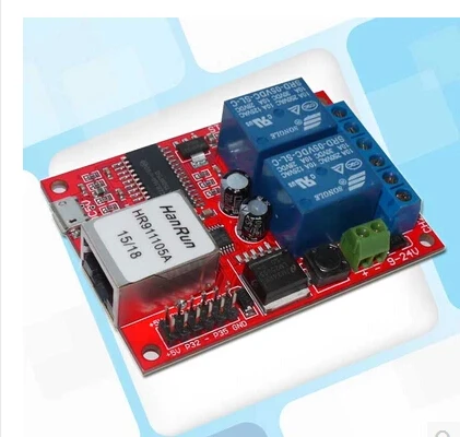 Бесплатная доставка! 2 стороннее реле сети Ethernet задержки TCPUDP модуль контроллера