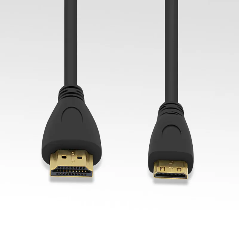 Высокоскоростной позолоченный штекер HDMI в MINI 1 м 5 2 3 Мужской кабель 4 Версия 1080p 3D