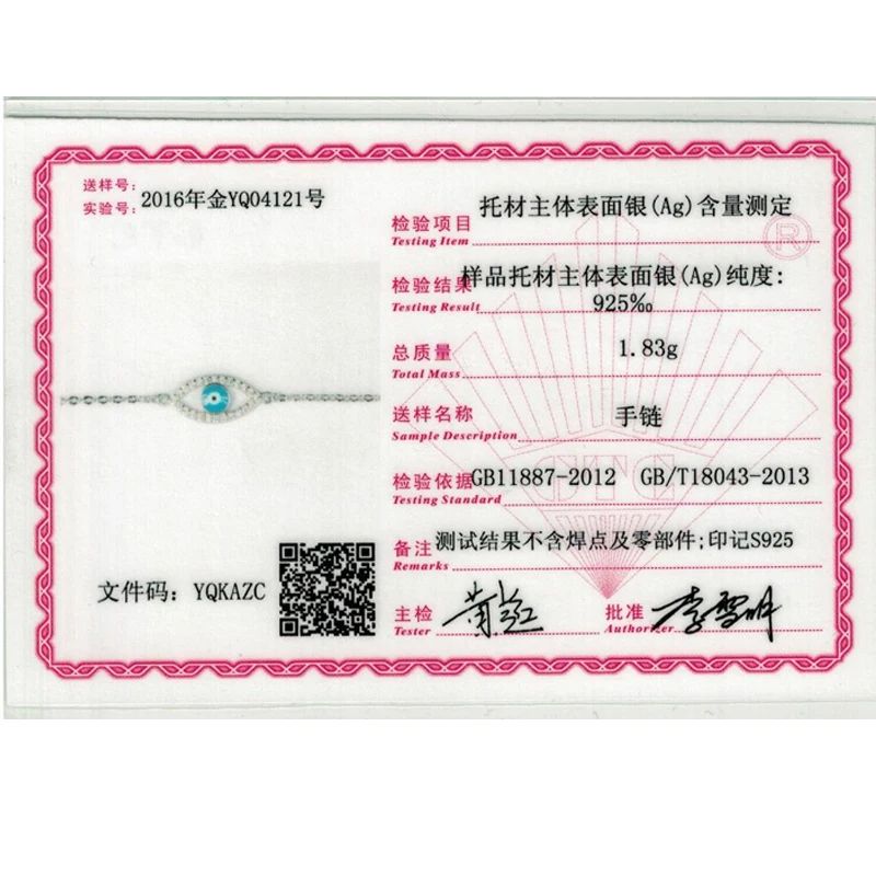 Женский браслет из серебра 925 пробы с синей эмалью|bracelets for|crystal bracelets for womenbracelets women