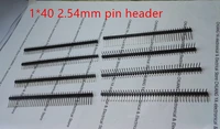 2 54mm 140p single row pin or female header connector straight curved special long iron copper gold plated needle
