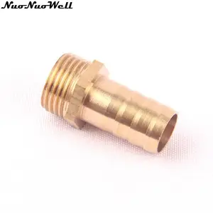 Соединитель для трубы с наружной резьбой 12 дюйма DN15, хвостовик для шланга 16 мм, стальной латунный соединитель для шланга, переходник для воды, газа, масла