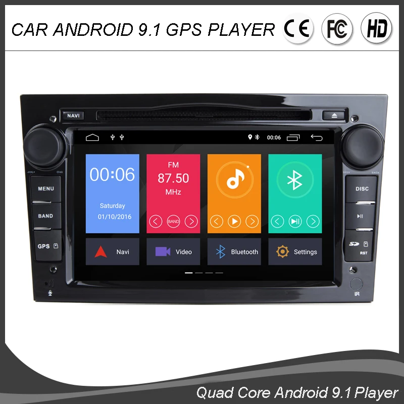 7''Android 9 0 четырехъядерный автомобильный DVD GPS плеер для OPEL Vauxhall Astra H G J Vectra Antara