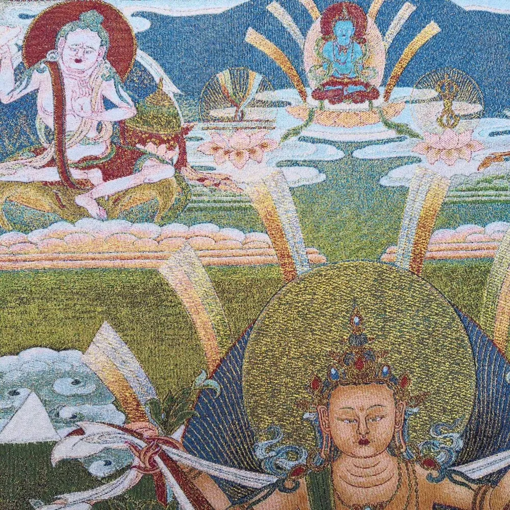 2019 непальских коллекция Традиционная тибетская Буддизм танка картины Будды