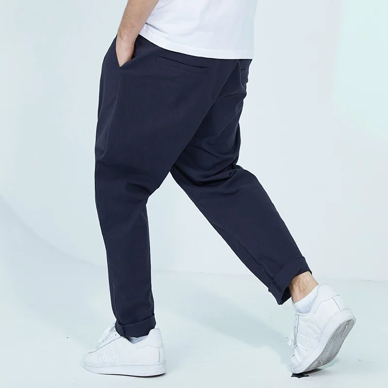 Pioneer Camp simple Casual Men Pants Cotton Slim Straight Trousers Fashion Loose Solid Black/light Green Male AXX901032 | Мужская одежда