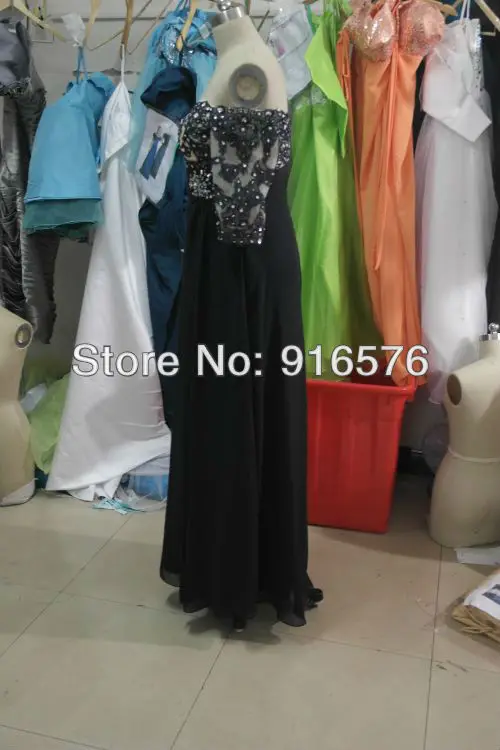 Navy Blue Off The Shoulder Sequin Real Pictures Mother Of Bride Dresses With Sleeves Prom A Line Floor Length Applique|dress pleated|dresses
