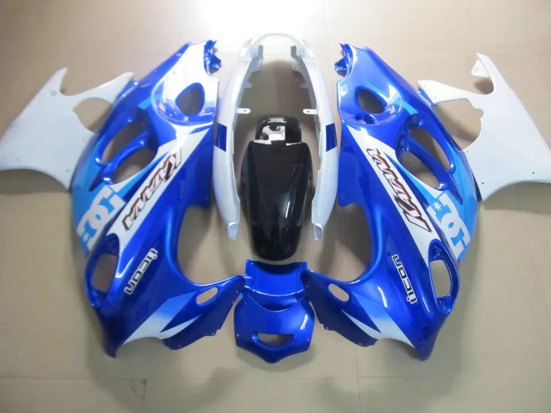 Набор обтекателей мотоцикла для GSX600 750F 03 04 05 06 GSX600F GSX750F 2003 2004 2006 ABS синий белый