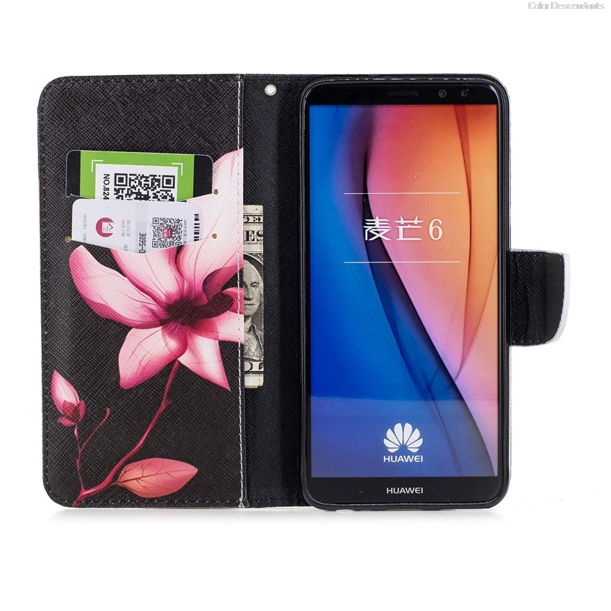 Флип кейс для huawei mate 10 Lite RNE L01 L21 кожаный чехол мобильного телефона Коврики