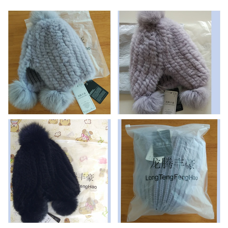 Женская Зимняя Шапка бини из 100% натурального меха норки|mink fur hats|fur hatreal mink hat |