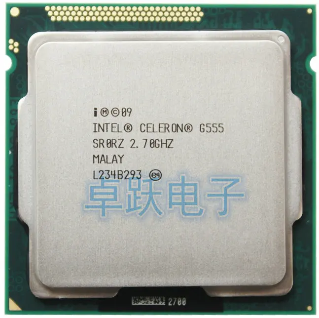 Процессор lntel G555 двухъядерный процессор 2 7 ГГц разъем LGA 1155 100% рабочий настольный |