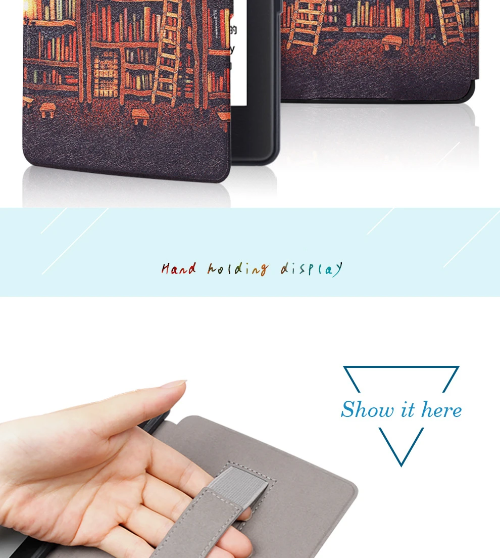 Новое поступление чехол для запястья для Amazon Kindle Paperwhite 1 2 3 Smart Cover для 6 дюймов E-reader чехол для планшета Paperwhite 1/2/3