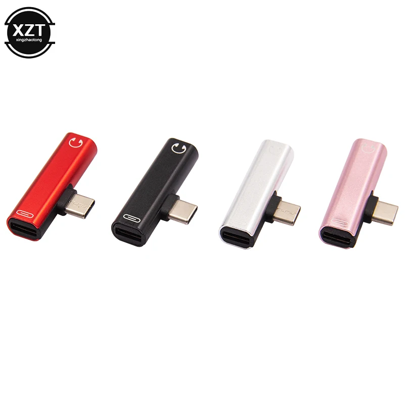 2 в 1 type C до 3,5 мм разъем для наушников зарядный конвертер usb type-C аудио адаптер для Xiaomi 6 huawei p20pro Mate20 USB c адаптер