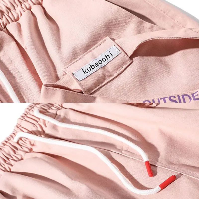 

Hip Hop Straight Women's Cargo Pants Plus Size Patchwork Lace-up Loose Sweatpants Female 2021 Streetwear Sports Trousers Women