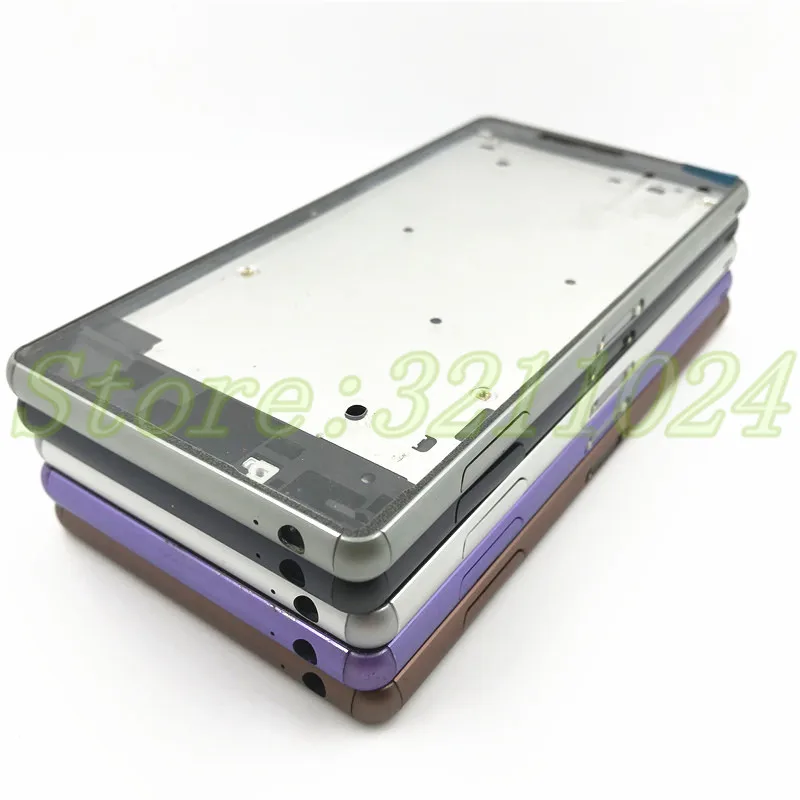 Корпус для Sony Xperia Z3 L55 L55w D6603 D6653 средняя рамка пластина ЖК с кнопкой питания