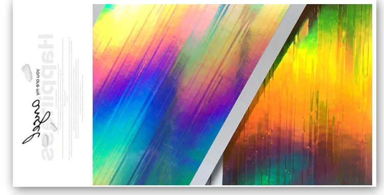 1 шт. Лазерная Голография Звездная Фольга для ногтей голографическая бумага