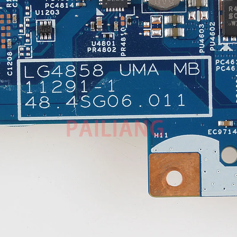 Материнская плата PAILIANG для ноутбука Lenovo G580 материнская ПК 90001144 LG4858 11291-1 488.4sg06. 011
