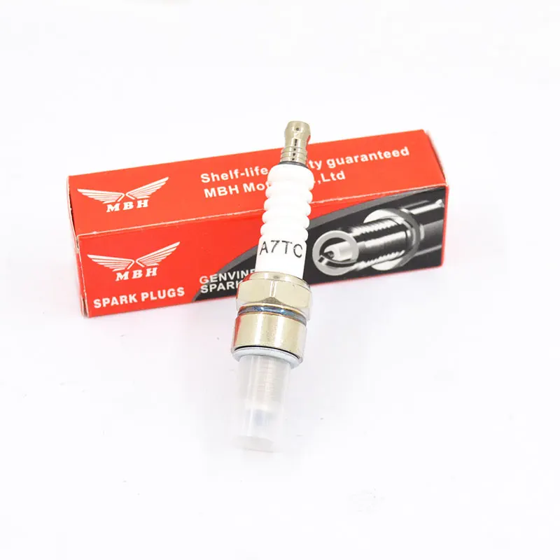 Свеча зажигания для мотоцикла CR7HIX CR7HSA C7HSA A7RTC A7TC GY6 50cc 150cc скутера квадроцикла