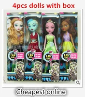 fashion dolls new arrive 4style classic toys for girl birthday christmas gift free shipping monster toys dolls
