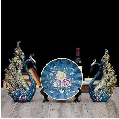 

Cute swan crafts, beautiful dishes, home office desktop decoration gifts