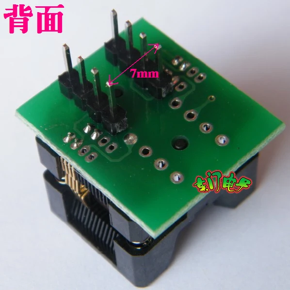 

TSSOP8 to DIP8 Conversion Seat 0.65mm Burning Seat Test Stand TSSOP-8