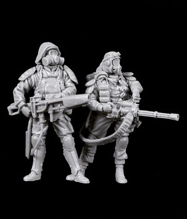 1/35 набор сталкеров шлифовальный станок и истребитель Апокалиптическая игрушка