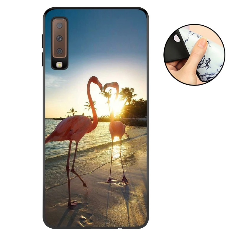 HBN CROWNPRO чехол для samsung Galaxy A7 Чехол Мягкий ТПУ матовый Силиконовый чехол для samsung A7 чехол для телефона A7 A750 - Цвет: HBN